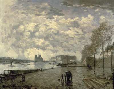 The Seine and Notre Dame by Frank Myers Boggs